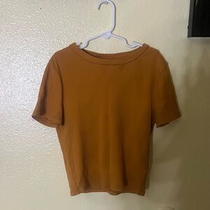 Mustard Yellow Crop Top